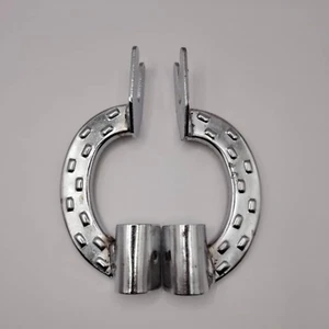 NOS Vintage Chrome Silver Color Frame Standers Pegs Old school BMX - Picture 1 of 10