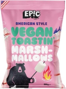 Vegane Toastin' Marshmallows, Malven auf pflanzlicher Basis American Style, 200 g 1er Pack - Bild 1 von 6