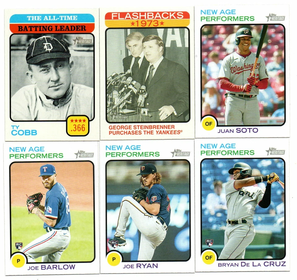 2022 Topps Heritage You Pick Insert HI# SP New Age Flashback T&N Comic - Image 1 of 1
