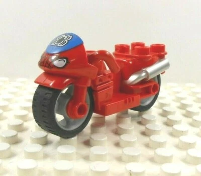 Lego Duplo Item Motorcycle Spider-Man red/blue - Image 1 of 3