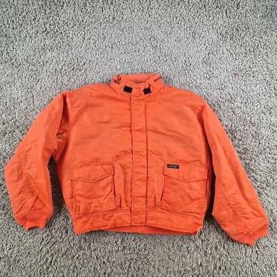 Ralph Lauren Jacket Mens Extra Large XL Orange Bomber Polo Sport Division Nylon - Image 1 of 4