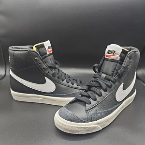 Nike Blazer Mid 77 Vintage Men Sneakers 3.5 Black Sail Athletic Shoes BQ6806-002 - Picture 1 of 10