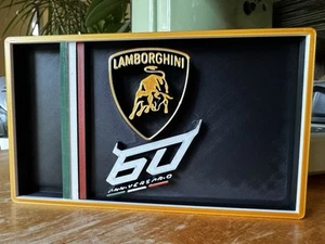 Lamborghini | Anniversary | Sign Logo | Mancave | Garage | Bedroom,Italian Flag - Picture 1 of 6