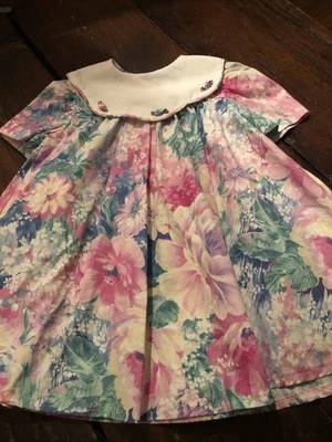 Floral Pretty Dress Little Girl 12-18months  - Image 1 of 4