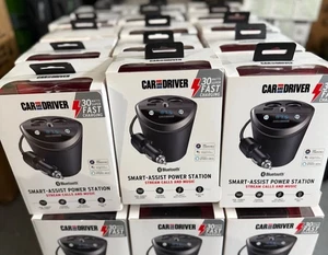 Car and Driver Smart-Assist Bluetooth FM Transmitter Power Station CAD-6057 - Picture 1 of 8