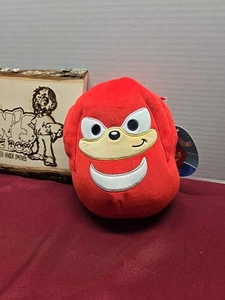 Juguete de peluche Sonic the Hedgehog Sega Knuckles Squishmallows 7" nuevo con etiquetas - Imagen 1 de 12
