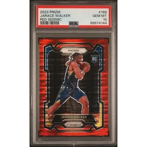 2023-24 Panini Prizm Jarace Walker Rookie 069/299 Red Seismic PSA 10 Gem Mint - Picture 1 of 3