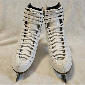 Riedell Stride Ice Skates with Eclipse Volant 9 3/4 Blades Size 5 M Girls - Picture 1 of 12