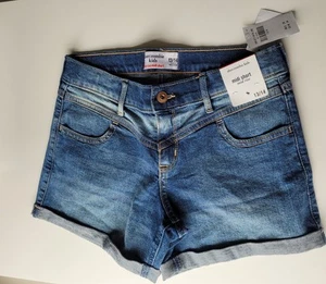 Girls abercrombie Mid Rise Midi Short Size 13/14 - Picture 1 of 7