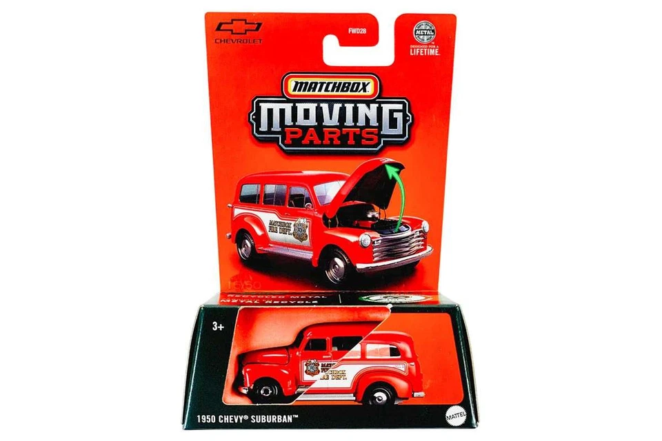 MATCHBOX MOVING PARTS 1/64 1950 CHEVY SUBURBAN JBW89 - Image 1 of 1