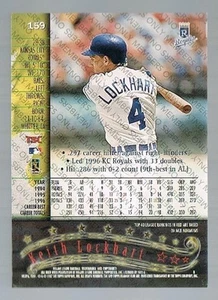 1997 Topps Stadium Club members only parallel KEITH LOCKHART #159 Royals - Picture 1 of 1