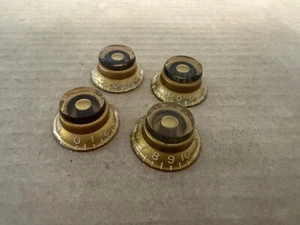Gibson Vintage 1959 Top Hat Knobs Les Paul ES 1955 1956 1957 1958 1960 1950's - Picture 1 of 7