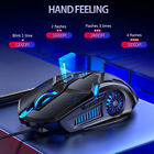 Gaming Mouse 6D 3200DPI Adjustable Wired LED Computer Mice Silent Mouse For SD3