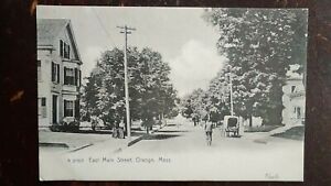 East Main Street, Orange, MA - ungeteilte Rückseite, 1907, raue Kanten