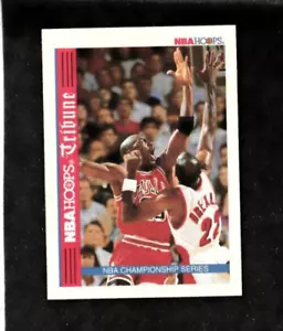 MICHAEL JORDAN 1990 NBA Hoops TRIBUTE #TR1 Barons Chicago Bulls - Picture 1 of 2