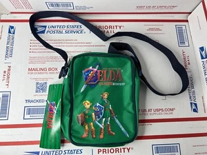 Rare 1998 The Legends of Zelda Okarina Pouch Shoulder Bag Nintendo Vintage JAPAN - Picture 1 of 7