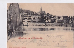 JJ853-CROAZIA-SALUTI DA METKOVICA POSTCARD 1900 - Picture 1 of 1