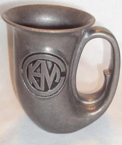 Silver Metal Mug Horn Cup / Stein - Picture 1 of 3