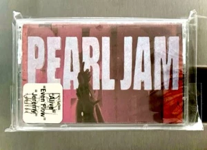 PEARL JAM TEN Cassette ©1991 SONY (like AMG REW IGS) HYPE OG NOS SEALED RARE ⭐️ - Picture 1 of 7