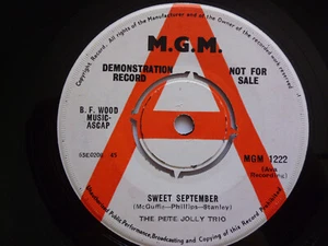 The Pete Jolly Trio - Sweet September - 1964 UK Demo - Bild 1 von 3