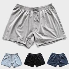 Comfortable Mens Modal Boxer Shorts Underwear Briefs Solid Panties Lingerie