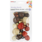 Beads Wooden   8,10,18,25mm 50pc Round Earth