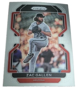2022 Panini Prizm #209 Zac Gallen Arizona Diamondbacks MLB Baseball Card (J6 - Picture 1 of 2