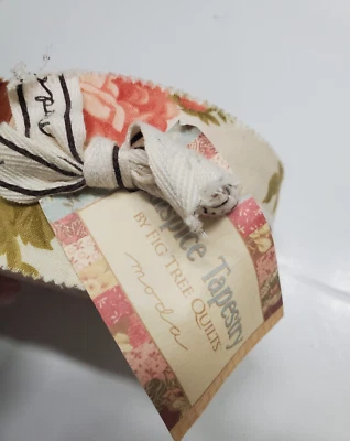 Fig Tree Fabric JELLYROLL Allspice Tapestry 2.5 Inch Strips Moda Sew Quilt OOP - Image 1 of 4