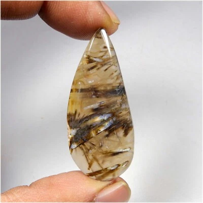 Pseudomorph Stick Agate Gemstone  Fancy Natural Cabochon Loose 25 Cts #9424 - Image 1 of 4