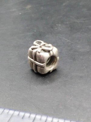 Genuine Pandora Silver Present Gift Box Charm 925 ALE  - Image 1 of 4
