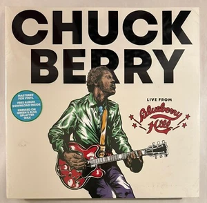 CHUCK BERRY - LIVE FROM BLUEBERRY HILL - GREEN & BLUE SPLATTER WAX VINYL LP 19R - Bild 1 von 2