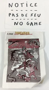Atari 2600 Notice VO du Jeu Crossbow Envoi rapide et suivi - Photo 1/2