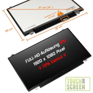 14,0" LED Display matt passend für Lenovo ThinkPad E470 20H1006Y IPS Full-HD - Bild 1 von 1
