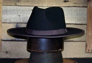 Breite Krempe Fedora (med. schwarz) - Bild 1 von 6