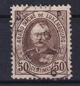 Luxembourg 1891 -1893 Grand Duke Adolf 50 centimes SP overprint used - Picture 1 of 1
