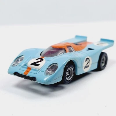 Vintage AFX Slot Car Porsche 917 #2 Blue Racing Sports Vehicle Made in Singapore - image 1 of 4