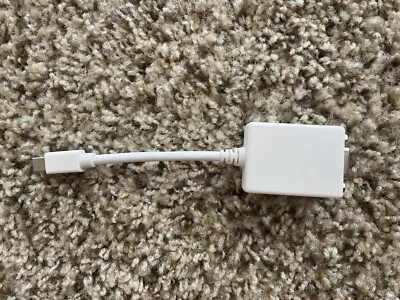Mini DisplayPort / Thunderbolt Male to VGA Female Audio/Video Adapter, White - Image 1 of 3