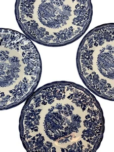 Royal Wessex Churchill Chelsea 8" Ceramic Plates Set Of 4 England P10127 - Picture 1 of 8