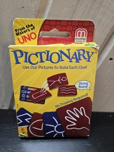 Pictionary Card Game & Instructions Great Travel Game! Mattel New open box - Picture 1 of 3