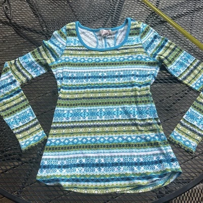 Camisa térmica estampada manga larga OP Ocean Pacific Juniors talla XL (15/17) Y2K Foto 1 de 4