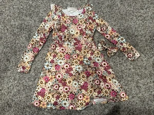 Set Of Two Long Sleeve Girl Dresses Size 5T - Picture 1 of 4