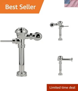 Z6000 Aquaflush Manual Flush Valve, 1.6 GPF, Chrome Finish - Picture 1 of 8