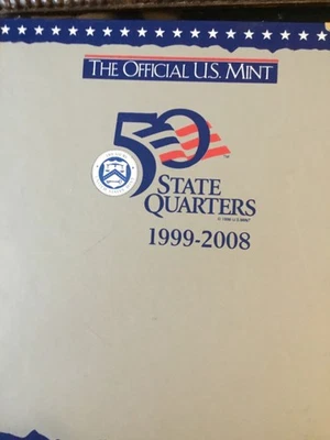 1999-2008 50 state quarter complete set p&d - Image 1 of 3