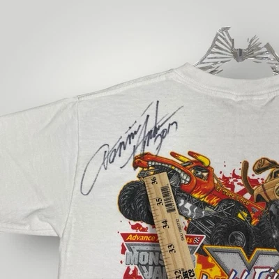 Signed Dennis Anderson Grave Digger Monster Jam 2011 Las Vegas Finals Youth S - Image 1 of 4