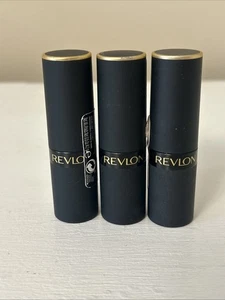 Revlon 017 Crushed Rubies Super Lustrous Mattes Lipstick - Lot of 3 - Picture 1 of 3