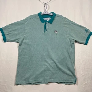 Vintage Starter Florida Marlins Polo Shirt MLB Genuine Merchandise Turquoise XL - Picture 1 of 10