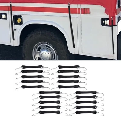 6" Hochleistungs-Gummipritschenbänder Zurrgurte mit Haken  GZ - Image 1 of 4