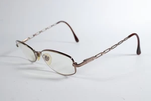 Lulu Guinness Eyeglasses LU 2262 Womens T126 Brown Full Rim Metal Glasses Frames - Picture 1 of 4