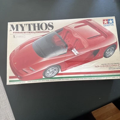 SEALED Brand New 1991 Tamiya Ferrari Mythos by Pininfarina 1:24 Model Kit #24104 - Image 1 of 4