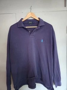 Mens Polo Ralph Lauren Long Sleeve Polo Shirt XL - Picture 1 of 10